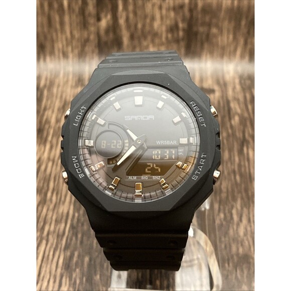 Samoa 6016 Watch With Green Indiglo Excellent Condition - Picture 1 of 8